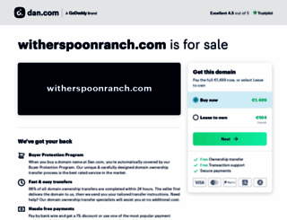 witherspoonranch.com screenshot