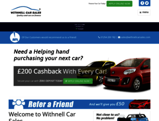 withnellcarsales.com screenshot