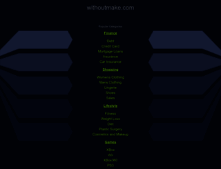 withoutmake.com screenshot