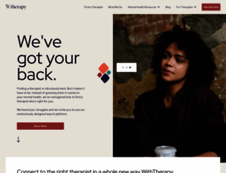 withtherapy.com screenshot