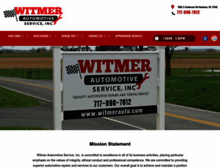 witmerauto.com screenshot
