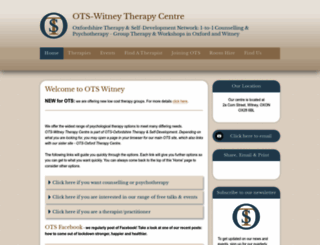 witneytherapycentre.com screenshot