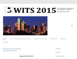 wits2015.binghamton.edu screenshot