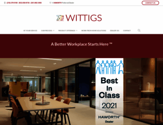wittigs.com screenshot