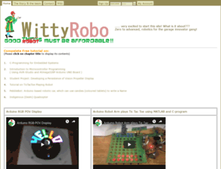 wittyrobo.com screenshot