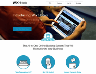 wixbooking.com screenshot