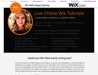 wixwebdesign.sydney screenshot