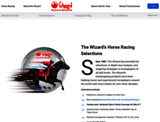 wizardraceandsports.com screenshot