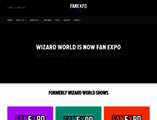 wizardworld.com screenshot