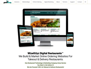 wizeguyzdigitalrestaurant.strikingly.com screenshot