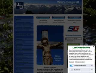 wizis-und-brandis-bergwelt.com screenshot