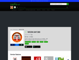 wkdm.radio.net screenshot