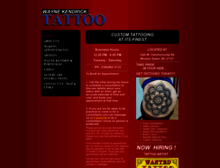 wktattoo.com screenshot