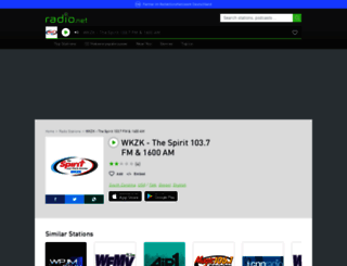 wkzk.radio.net screenshot