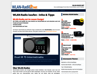 wlan-radio.net screenshot