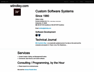 wlindley.com screenshot