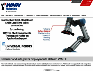 wmh-robotics.co.uk screenshot