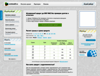 wmkredit.ru screenshot