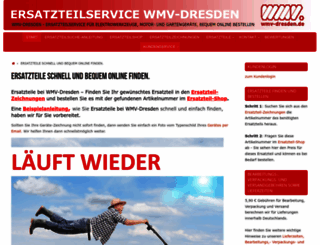 wmv-dresden-shop.de screenshot