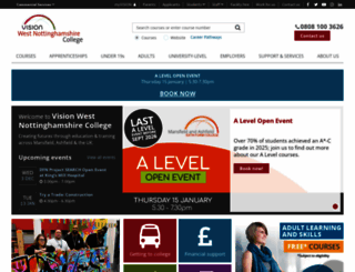 wnc.ac.uk screenshot