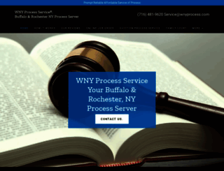 wnyprocessserver.com screenshot