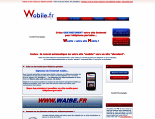 wobile.fr screenshot
