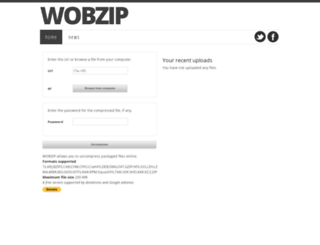 wobzip.org screenshot