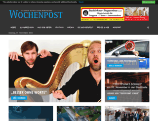 wochenpostonline.de screenshot