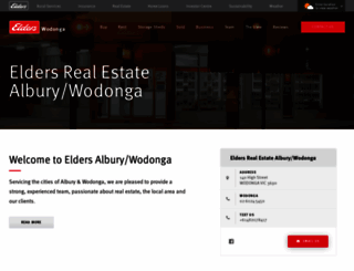 wodonga.eldersrealestate.com.au screenshot