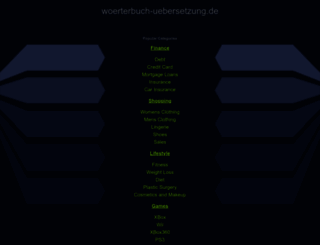 woerterbuch-uebersetzung.de screenshot