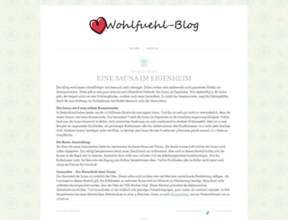 wohlfuehl-blog.de screenshot