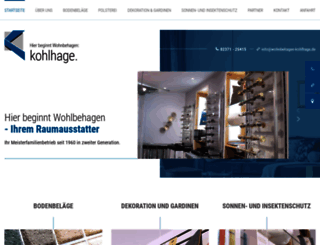 wohnbehagen-kohlhage.de screenshot
