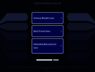 wohnmobilbau-shop.de screenshot