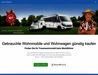 wohnmobilpark.com screenshot