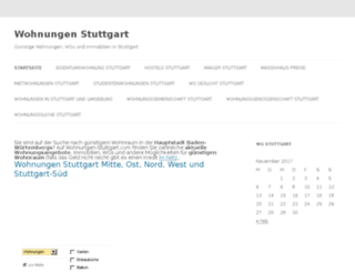 wohnungen-stuttgart.com screenshot