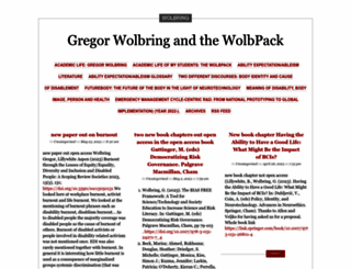 wolbring.wordpress.com screenshot