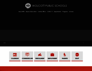 wolcottps.org screenshot