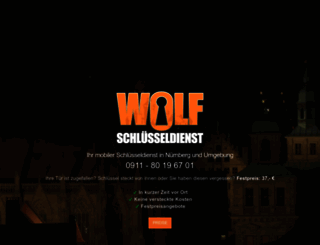 wolf-schluesseldienst.de screenshot