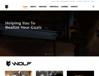 wolfcomposites.com screenshot