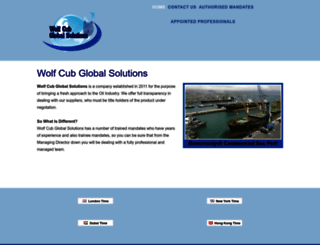 wolfcubglobalsolutions.com screenshot