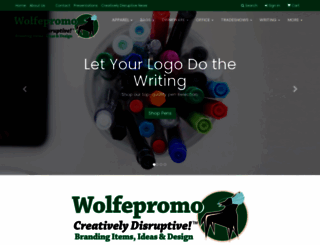wolfepromo.com screenshot