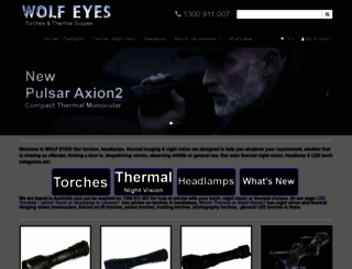 wolfeyes.com.au screenshot