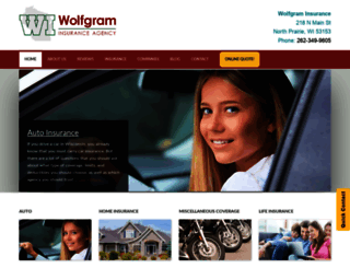 wolfgraminsurance.com screenshot
