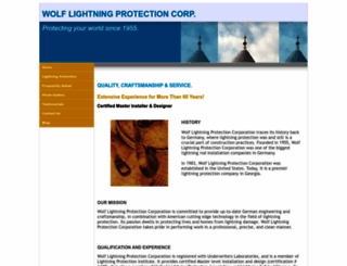 wolflightning.com screenshot