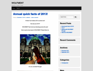 wolfment.wordpress.com screenshot