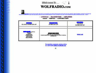 wolfradio.com screenshot