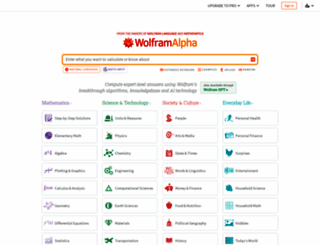 wolframalpha.com screenshot