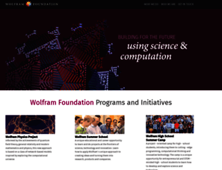 wolframfoundation.org screenshot