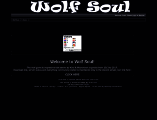 wolfsoul.freeforums.net screenshot