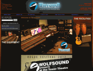 wolfsoundaudio.com screenshot